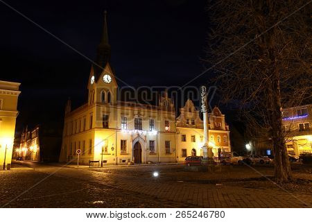 City Hall In Vidnava City At Czech Republic