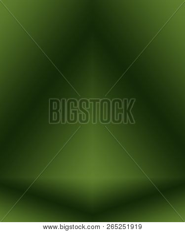 Abstract Blur Empty Green Gradient Studio Well Use As Background, Website Template, Frame, Business 