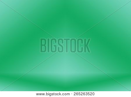 Abstract Blur Empty Green Gradient Studio Well Use As Background, Website Template, Frame, Business 