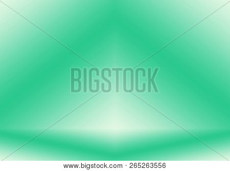 Abstract Blur Empty Green Gradient Studio Well Use As Background, Website Template, Frame, Business 