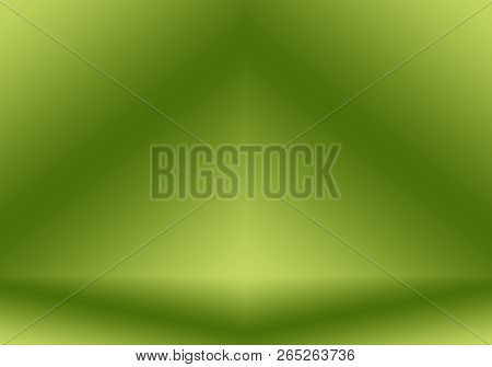 Abstract Blur Empty Green Gradient Studio Well Use As Background, Website Template, Frame, Business 