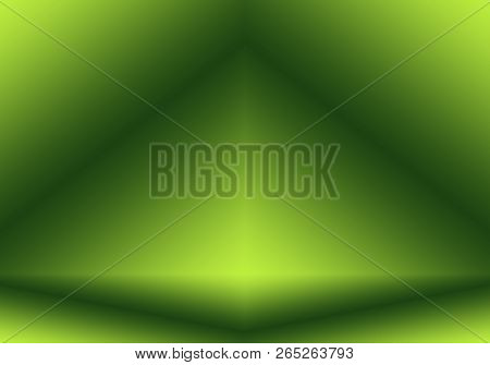 Abstract Blur Empty Green Gradient Studio Well Use As Background, Website Template, Frame, Business 