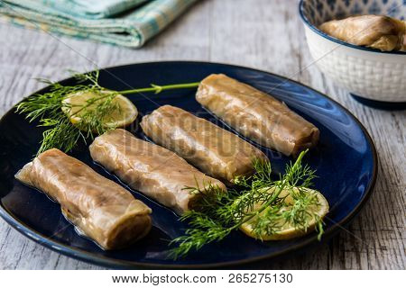Turkish Lahana Sarmasi / Kelem Dolmasi / Cabbage Rolls.