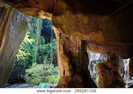 Stone Caves On The Island, Phuket, Thailand