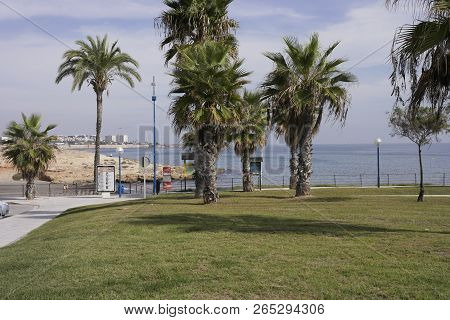 Costa Blanca - 26 Oct 2018 : Cala Del Mosca, South Of Torrevieja In Spain