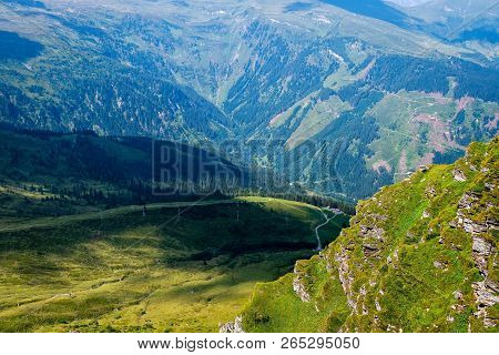 Beautiful Landscape Of The Austrian Alps, Europe.