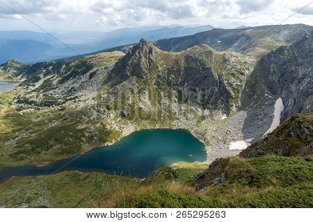 Summer View Of The Twin, The Trefoil The Fish And The Lower Lakes, Rila Mountain, The Seven Rila Lak