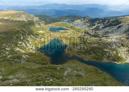 Summer View Of The Twin Lake, Rila Mountain, The Seven Rila Lakes, Bulgaria