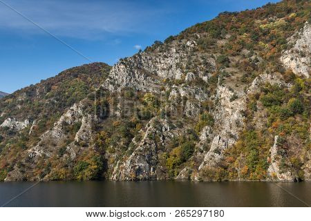 Amazing Autumn Ladscape Of The Krichim Reservoir, Rhodope Mountains, Plovdiv Region, Bulgaria