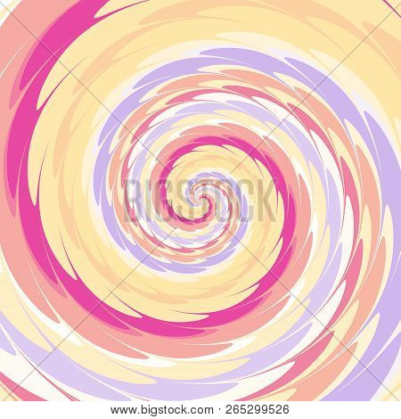 Abstract Spiral Background In Pink, Purple, Rosy And White Color