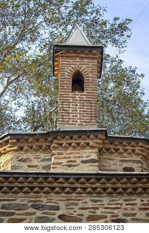 500 Years Old Masony Mosque Roof Detail In Local Places Of Turkey