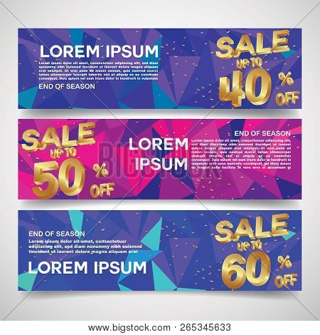 Sale Tags Discount Abstract Geometric Diagonal Concept