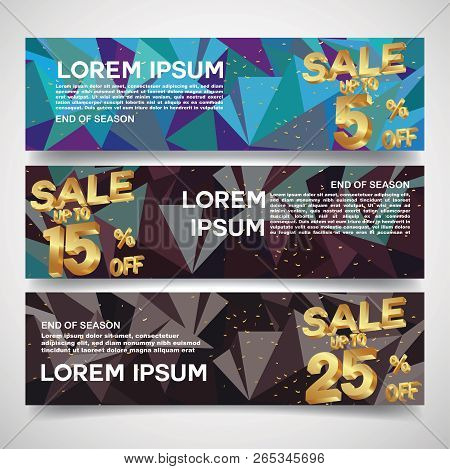 Sale Tags Discount Abstract Geometric Diagonal Concept