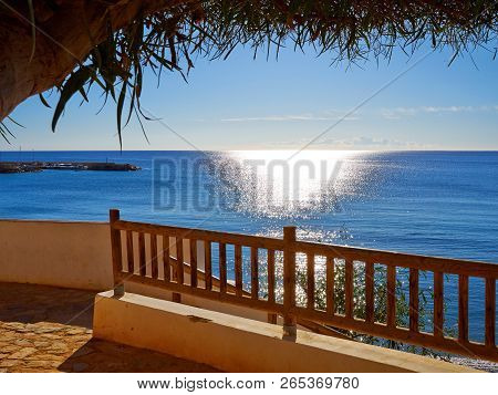 Famous Promenade Of Cabo Roig. Costa Blanca. Spain Great Summer Travel Destination