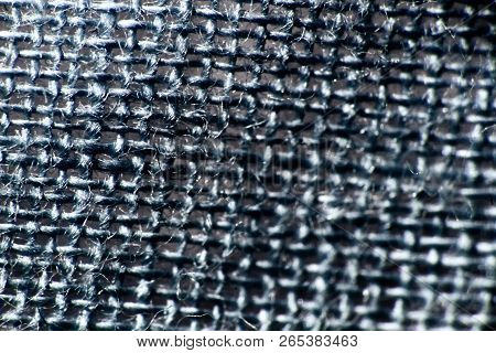 Macro Backgrounds Of Natural And Artificial Fabric