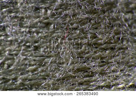 Macro Backgrounds Of Natural And Artificial Fabric