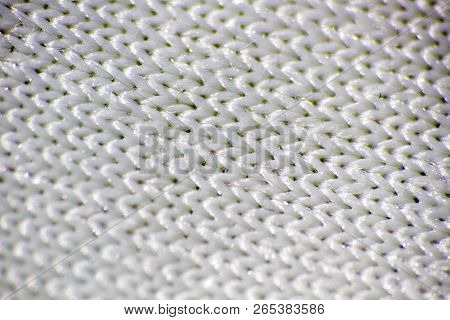 Industrial Fabric With Invisible Zoom Ultra Macro Of Strucrure Threads And Materials.