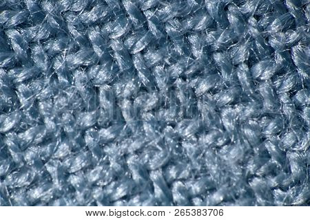 Macro Backgrounds Of Natural And Artificial Fabric