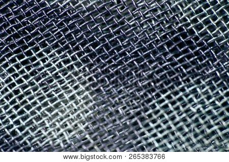 Macro Backgrounds Of Natural And Artificial Fabric