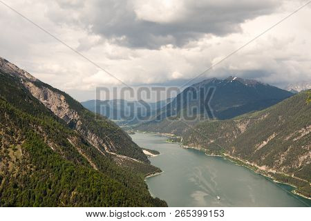 Lake Achen - Achensee, Austria. View From Mountains