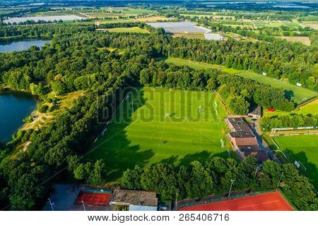 Aerial View From The Sport Center Of Horst Of The Netherlands