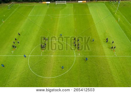 Aerial View From The Sport Center Of Horst Of The Netherlands