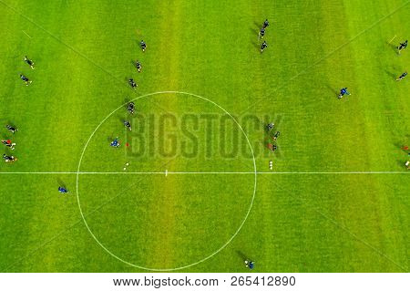 Aerial View From The Sport Center Of Horst Of The Netherlands
