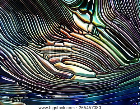 Inner Life Of Iridescent Glass