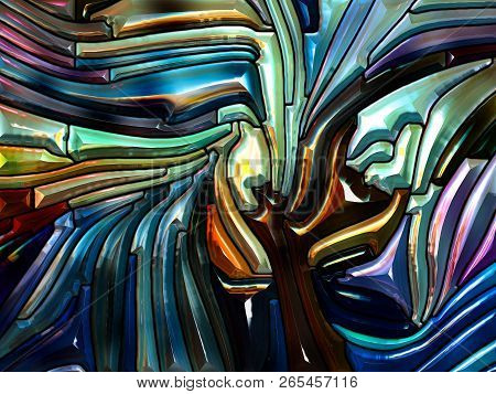 The Flower Of Iridescent Glass