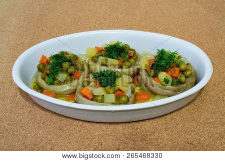 Artichoke Food Ready For Eating. Cooked Mediterrian Cuisine Style