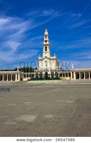 Sanctuary-f? tima híres vallási hely Portugáliában központ