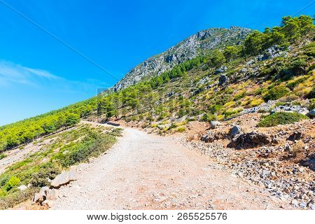 Hiking In Morocco's Rif Mountains Under Chefchaouen City, Morocco, Africa
