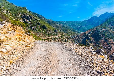 Hiking In Morocco's Rif Mountains Under Chefchaouen City, Morocco, Africa