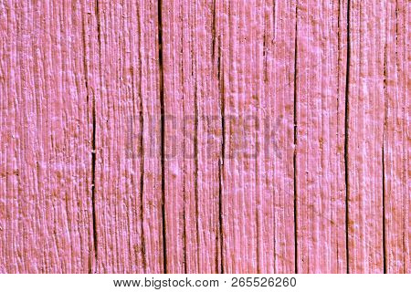 Pink Wood Background. Vintage Olg Backgdrop. Pastels Color.