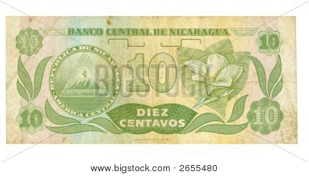 10 Centavos Bill del Nicaragua