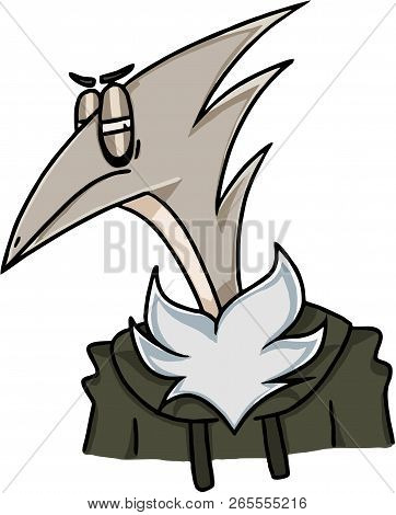 Vector Drawing Showing The Emotion Of Paranoia
