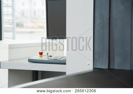 X-ray Scanner At Security Checkpoint