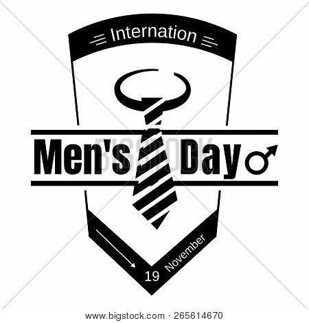 Suit Tie Men Day Icon. Simple Illustration Of Suit Tie Men Day Vector Icon For Web Design Isolated O