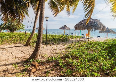 View Of Playa Ancon Beach Near Trinidad, Cuba
