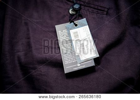 Paris, France - Jan 2, 2018: New Pair Of Pants From Macgregor Dutch Designer Label