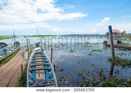 Phatthalung, Thailand : October 13, 2018 - Thale-noi Is A National Park In Southern Of Thailand