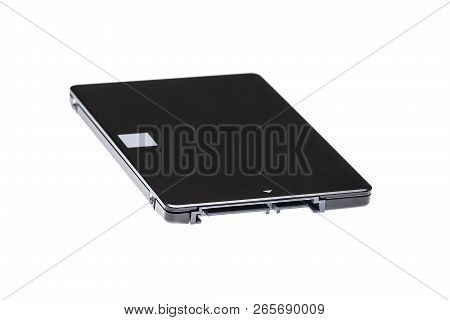 Ssd. Solid State Drive Isolated On White Bacground