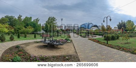 Garden Of Forged Sculptures In Yuzhny City, Ukraine