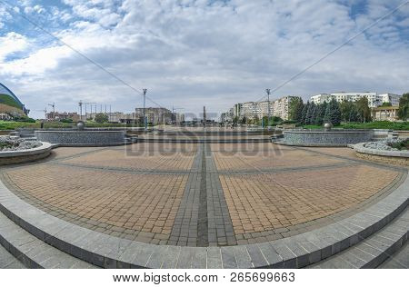 Monument To The Heroes Of The Second World War In Yuzhny City, Ukraine