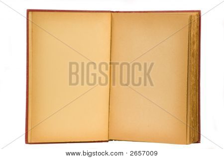 Gammel bog blanke sider