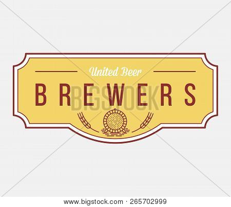 Beer From Brewers Is A Vector Illustration About Drinking