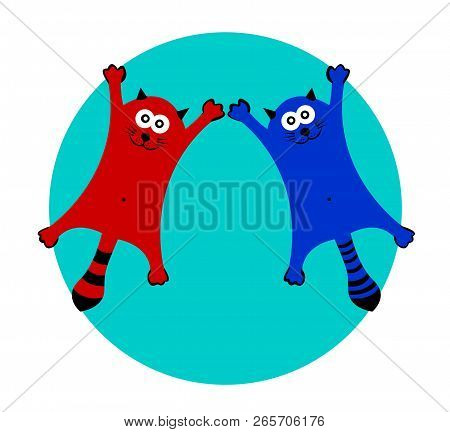 Cute Cats Art Draw. Original, Artistic, Original Work.