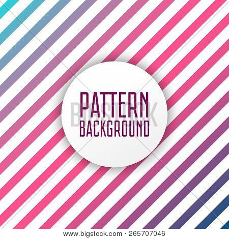 Simple Abstract Gradient Background With Lines. Illustration Technology.