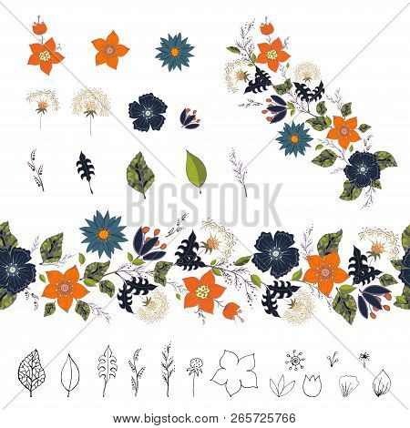 Objects Isolated On White Background.