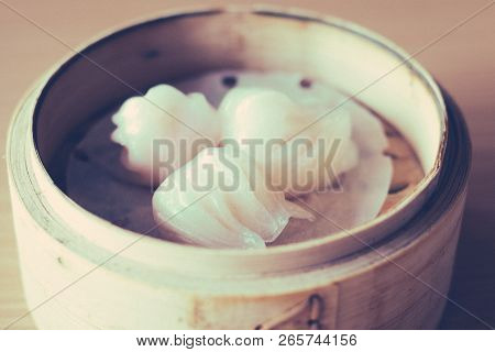Various Traditional Chinese Dim Sum Dian Xin In Chinese Restaurant